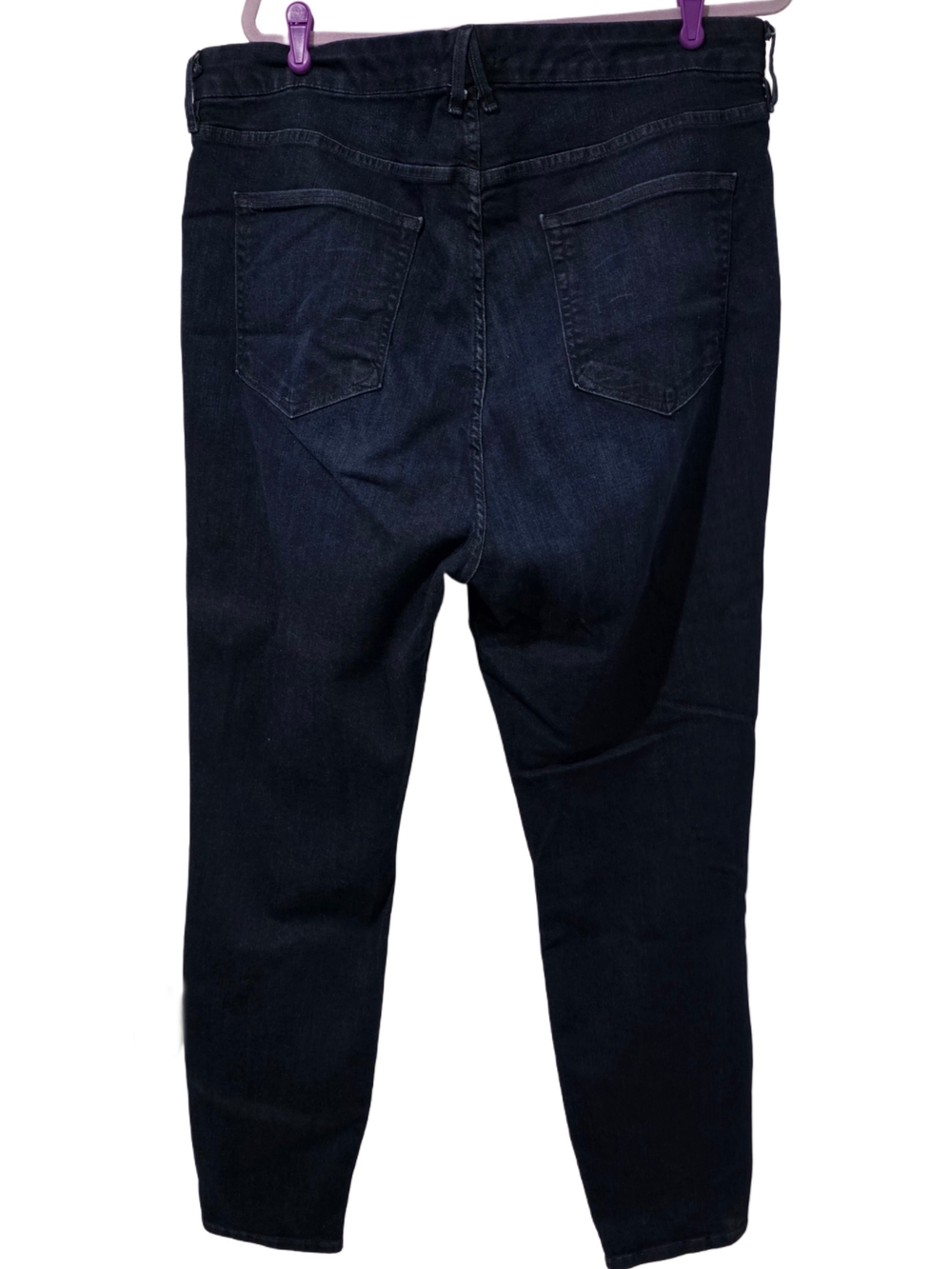 Good American Good Legs Dark Wash High-Rise Skinny Jeans - Picture 5 of 6